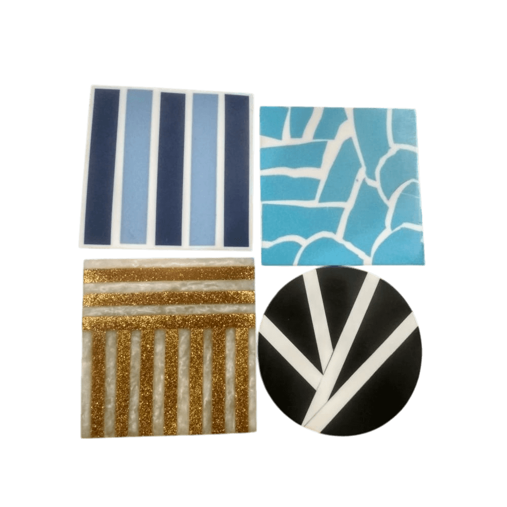 MDF PRINTED COASTER ROUND & SQUARE SHAPE (DECAL)
